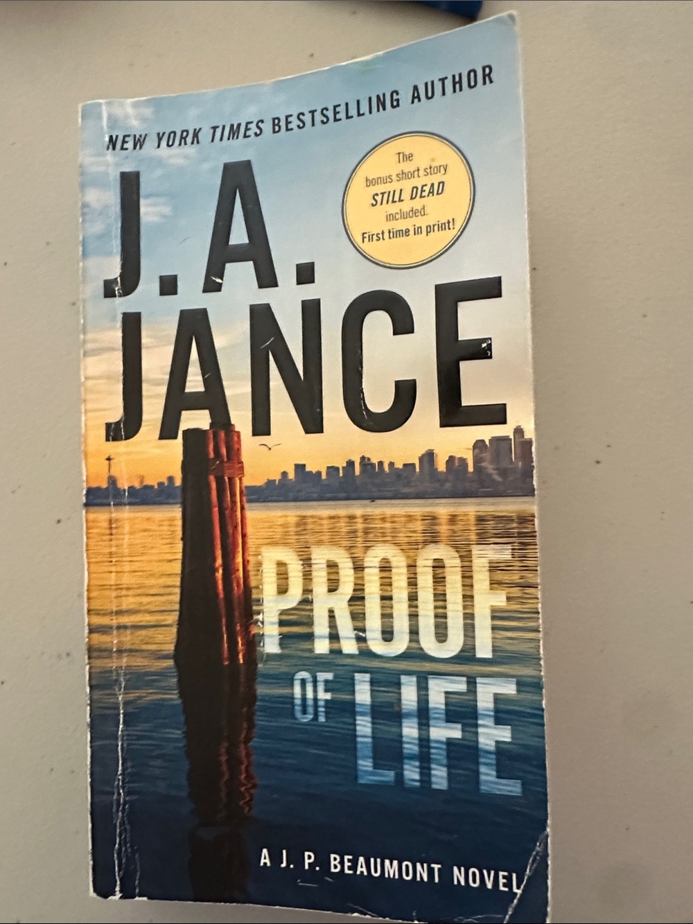 J.A. Jance "Proof of Life" Paperback